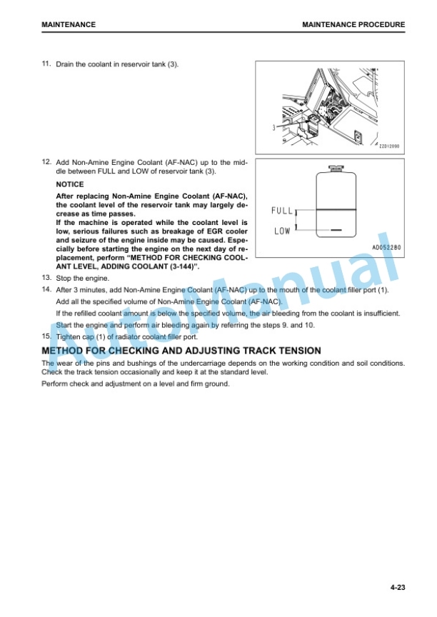 Komatsu D155AX-8 Bull Dozer Operation and Maintenance Manual EENAM03340 5 Komatsu D155AX-8 Bull Dozer Operation and Maintenance Manual EENAM03340 - Image 5