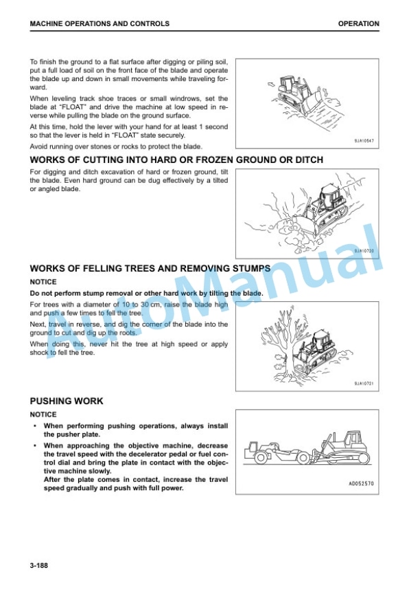 Komatsu D155AX-8 Bull Dozer Operation and Maintenance Manual EENAM03342 4 Komatsu D155AX-8 Bull Dozer Operation and Maintenance Manual EENAM03342 - Image 4