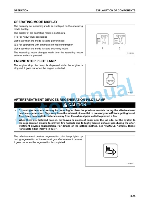 Komatsu D155AX-8 Bull Dozer Operation and Maintenance Manual PEN00697-01 2 Komatsu D155AX-8 Bull Dozer Operation and Maintenance Manual PEN00697-01 - Image 2