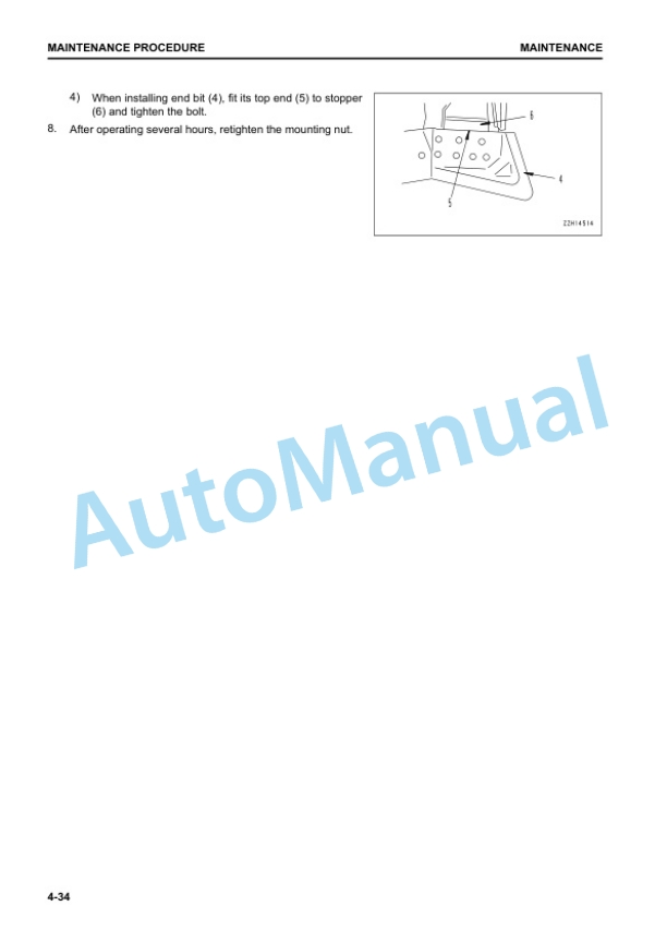 Komatsu D155AX-8 Bull Dozer Operation and Maintenance Manual PEN01407-00 5 Komatsu D155AX-8 Bull Dozer Operation and Maintenance Manual PEN01407-00 - Image 5