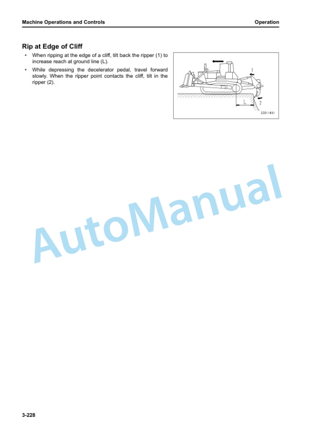 Komatsu D155AX-8 Bull Dozer Operation and Maintenance Manual PEN02218-00 4 Komatsu D155AX-8 Bull Dozer Operation and Maintenance Manual PEN02218-00 - Image 4