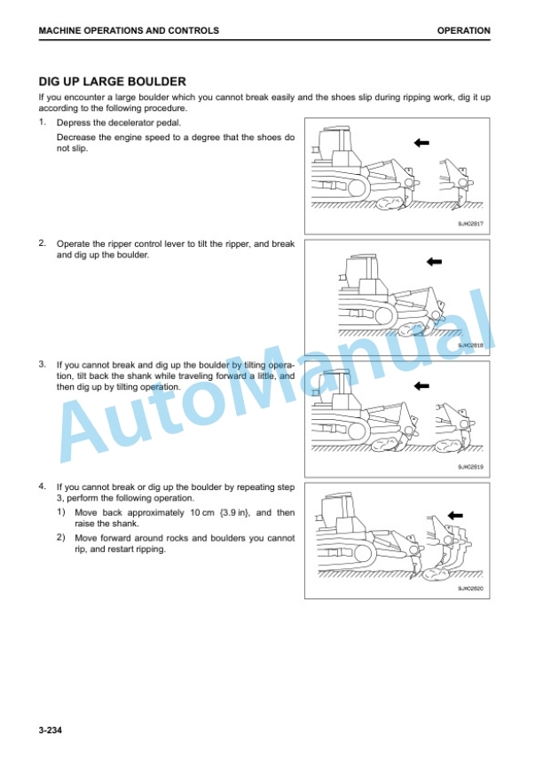 Komatsu D155AX-8 Bull Dozer Operation and Maintenance Manual TEN00735-01 4 Komatsu D155AX-8 Bull Dozer Operation and Maintenance Manual TEN00735-01 - Image 4