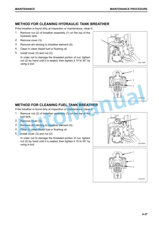 Komatsu D155AX-8 Bull Dozer Operation and Maintenance Manual TEN00735-01 5 Komatsu D155AX-8 Bull Dozer Operation and Maintenance Manual TEN00735-01 - Image 5