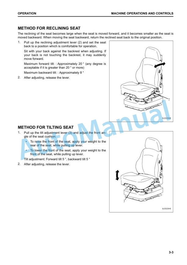 Komatsu D155AX-8 Bull Dozer Operation and Maintenance Manual TEN00850-01 3 Komatsu D155AX-8 Bull Dozer Operation and Maintenance Manual TEN00850-01 - Image 3