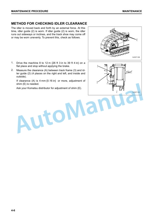 Komatsu D155AX-8 Bull Dozer Operation and Maintenance Manual TEN00850-01 5 Komatsu D155AX-8 Bull Dozer Operation and Maintenance Manual TEN00850-01 - Image 5