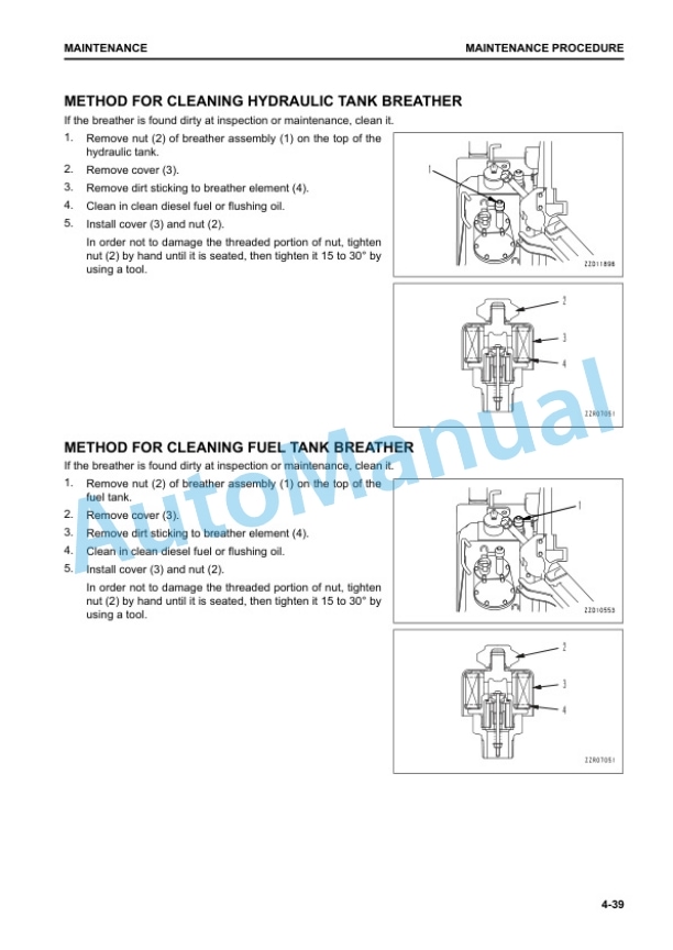 Komatsu D155AX-8 Bull Dozer Operation and Maintenance Manual TEN00936-00 5 Komatsu D155AX-8 Bull Dozer Operation and Maintenance Manual TEN00936-00 - Image 5