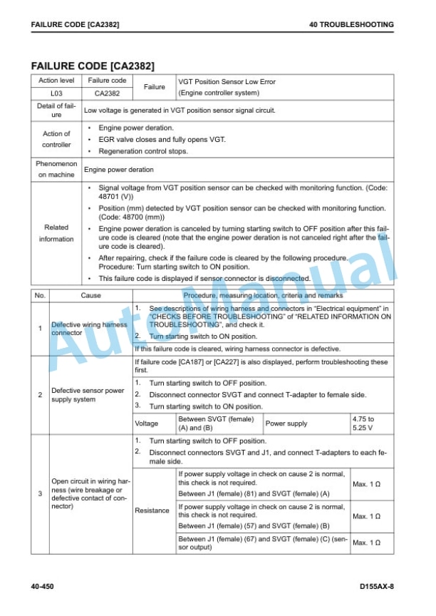 Komatsu D155AX-8 Bull Dozer Shop Manual SEN06497-06 3 Komatsu D155AX-8 Bull Dozer Shop Manual SEN06497-06 - Image 3
