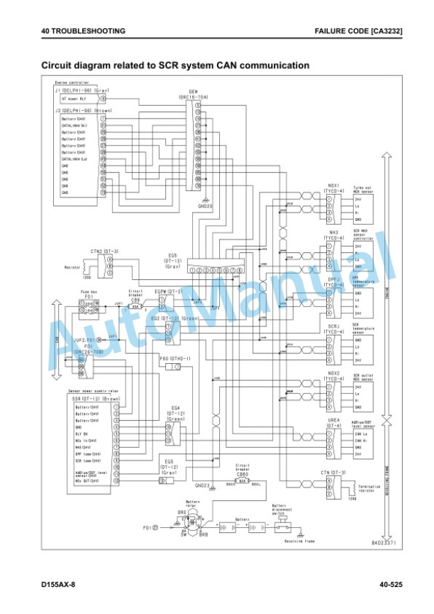 Komatsu D155AX-8 Bull Dozer Shop Manual SEN06497-11 3 Komatsu D155AX-8 Bull Dozer Shop Manual SEN06497-11 - Image 3