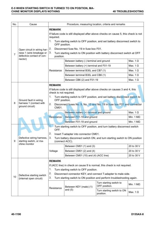 Komatsu D155AX-8 Bull Dozer Shop Manual SEN06497-11 4 Komatsu D155AX-8 Bull Dozer Shop Manual SEN06497-11 - Image 4
