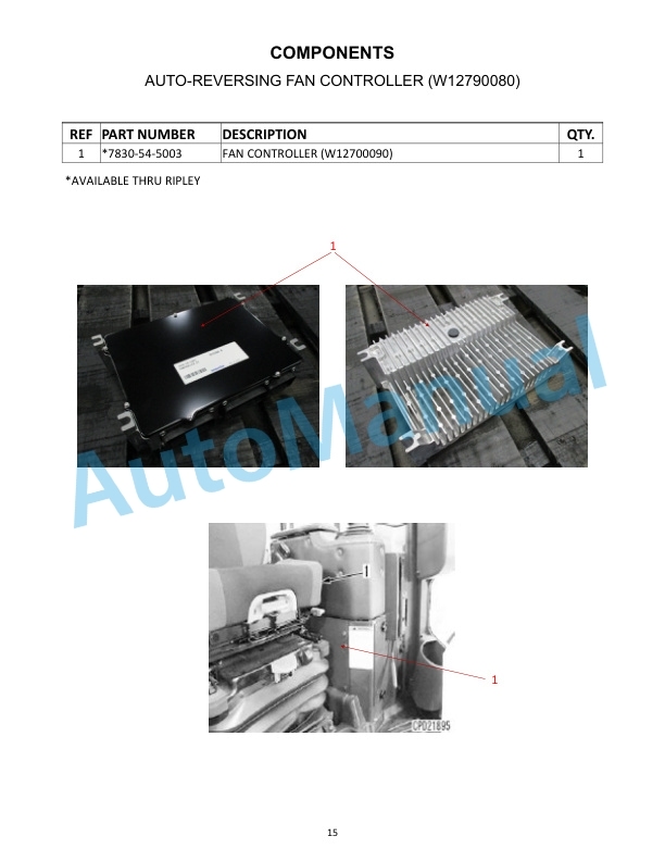 Komatsu D155AX-8 Waste Handler Dozer Parts Manual W12CLD1558002 2 Komatsu D155AX-8 Waste Handler Dozer Parts Manual W12CLD1558002-2