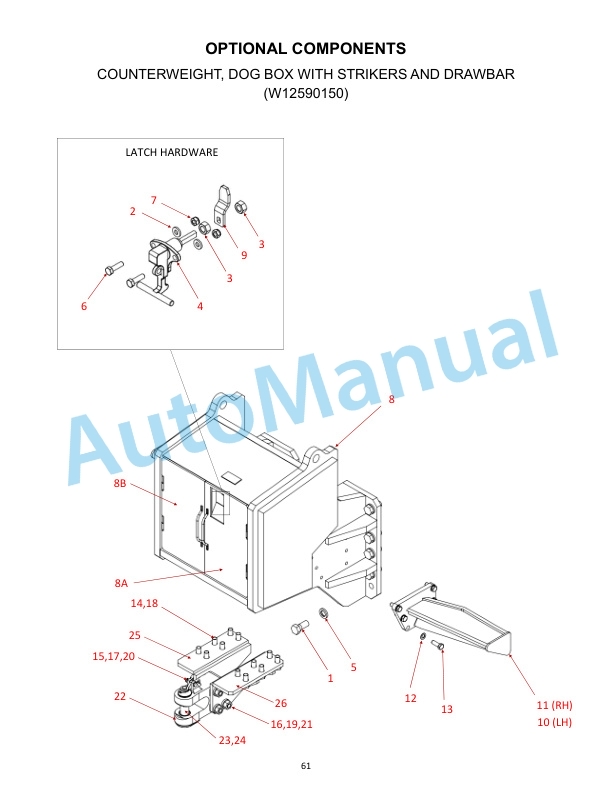 Komatsu D155AX-8 Waste Handler Dozer Parts Manual W12CLD1558002 5 Komatsu D155AX-8 Waste Handler Dozer Parts Manual W12CLD1558002-5