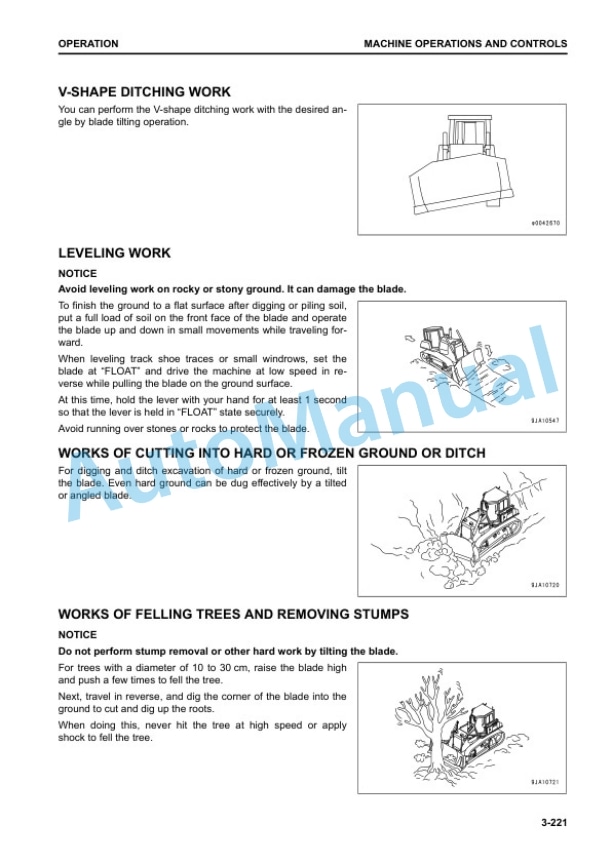 Komatsu D155AX-8E0 Bull Dozer Operation and Maintenance Manual EENAM03782 4 Komatsu D155AX-8E0 Bull Dozer Operation and Maintenance Manual EENAM03782 - Image 4