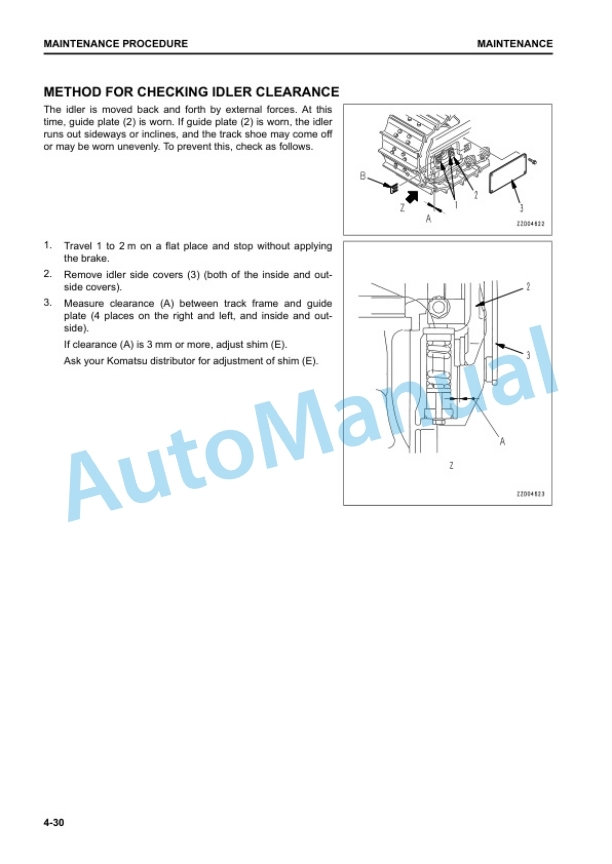 Komatsu D155AX-8E0 Bull Dozer Operation and Maintenance Manual EENAM03782 5 Komatsu D155AX-8E0 Bull Dozer Operation and Maintenance Manual EENAM03782 - Image 5
