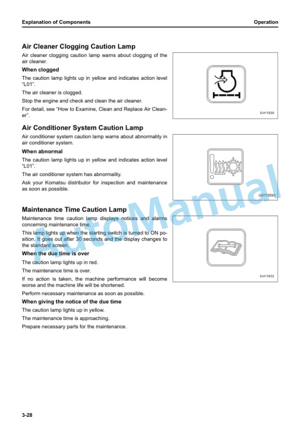 Komatsu D155AX-8E0 Bull Dozer Operation and Maintenance Manual PEN02229-00 2 Komatsu D155AX-8E0 Bull Dozer Operation and Maintenance Manual PEN02229-00 - Image 2