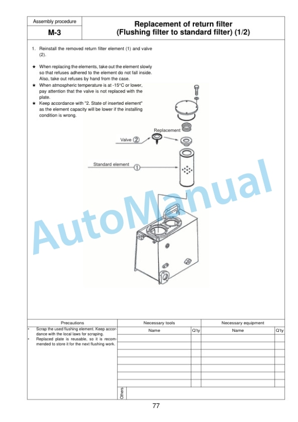 Komatsu D155AXi-8 Bull Dozer Field Assembly Instruction GEN00135-02 4 Komatsu D155AXi-8 Bull Dozer Field Assembly Instruction GEN00135-02 - Image 4