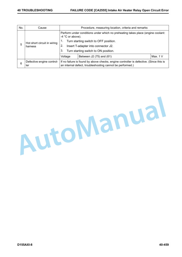 Komatsu D155AXi-8 Bull Dozer Shop Manual SEN06521-02 3 Komatsu D155AXi-8 Bull Dozer Shop Manual SEN06521-02 - Image 3