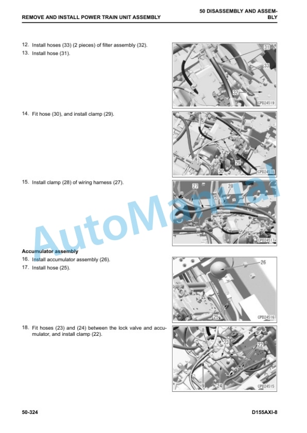 Komatsu D155AXi-8 Bull Dozer Shop Manual SEN06521-02 5 Komatsu D155AXi-8 Bull Dozer Shop Manual SEN06521-02 - Image 5