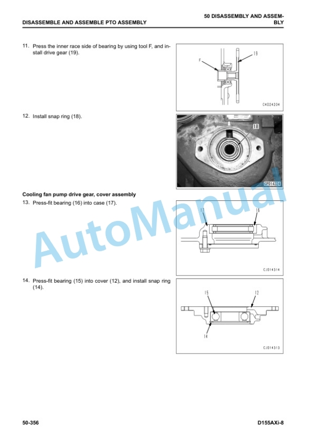 Komatsu D155AXi-8 Bull Dozer Shop Manual SEN06521-09 5 Komatsu D155AXi-8 Bull Dozer Shop Manual SEN06521-09 - Image 5