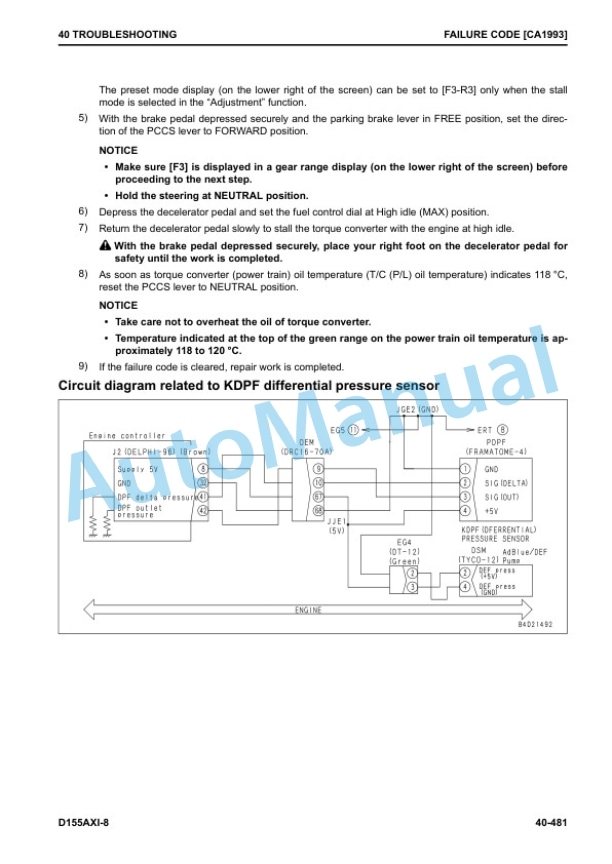 Komatsu D155AXi-8 Bull Dozer Shop Manual SEN06582-04 3 Komatsu D155AXi-8 Bull Dozer Shop Manual SEN06582-04 - Image 3