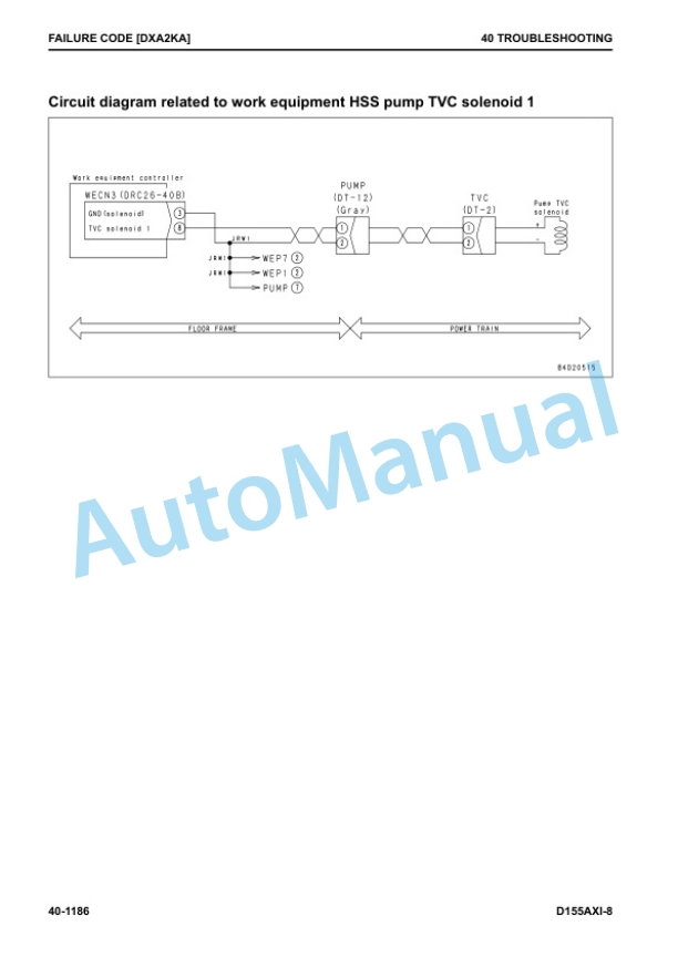 Komatsu D155AXi-8 Bull Dozer Shop Manual SEN06582-04 4 Komatsu D155AXi-8 Bull Dozer Shop Manual SEN06582-04 - Image 4