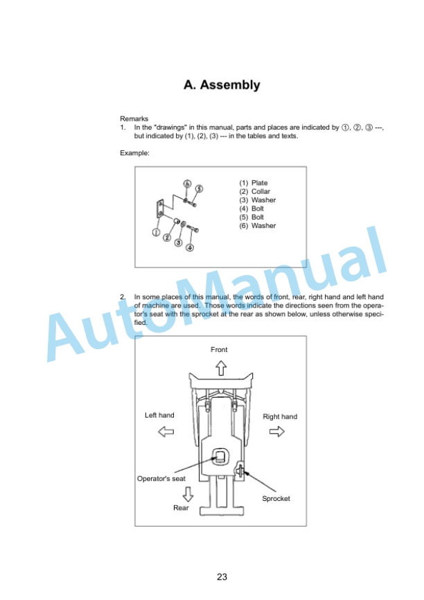 Komatsu D155AXi-8E0 Bull Dozer Field Assembly Instruction GEN00194-00 2 Komatsu D155AXi-8E0 Bull Dozer Field Assembly Instruction GEN00194-00 - Image 2