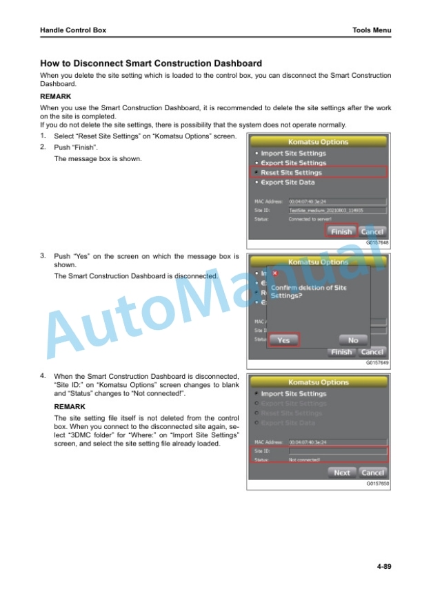 Komatsu D155AXi-8E0 Bull Dozer Operation and Maintenance Manual PEN01889-00 5 Komatsu D155AXi-8E0 Bull Dozer Operation and Maintenance Manual PEN01889-00 - Image 5