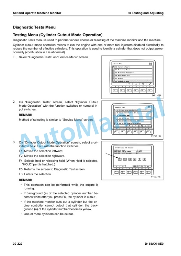 Alternative view of Komatsu D155AXi-8E0 Bull Dozer Shop Manual SEN06763-01