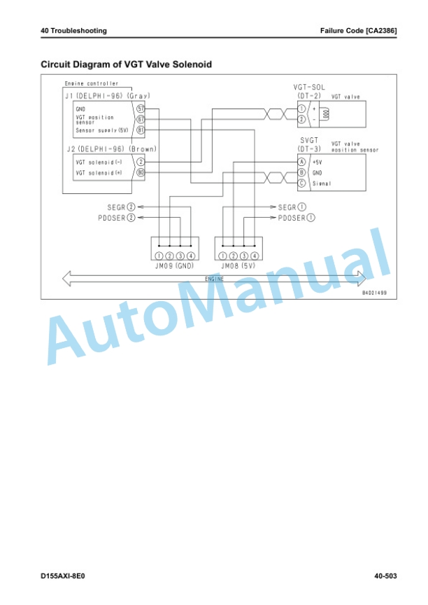 Komatsu D155AXi-8E0 Bull Dozer Shop Manual SEN06763-01 3 Komatsu D155AXi-8E0 Bull Dozer Shop Manual SEN06763-01 - Image 3