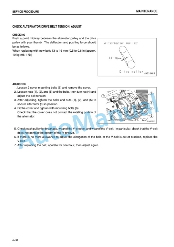 Komatsu D155C-1 PipeLayer Operation and Maintenance Manual PEN00060-00 5 Komatsu D155C-1 PipeLayer Operation and Maintenance Manual PEN00060-00 - Image 5