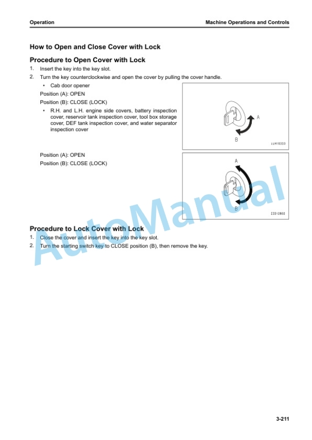 Komatsu D155CX-8 Base Tractor Operation and Maintenance Manual TEN01183-00 4 Komatsu D155CX-8 Base Tractor Operation and Maintenance Manual TEN01183-00 - Image 4