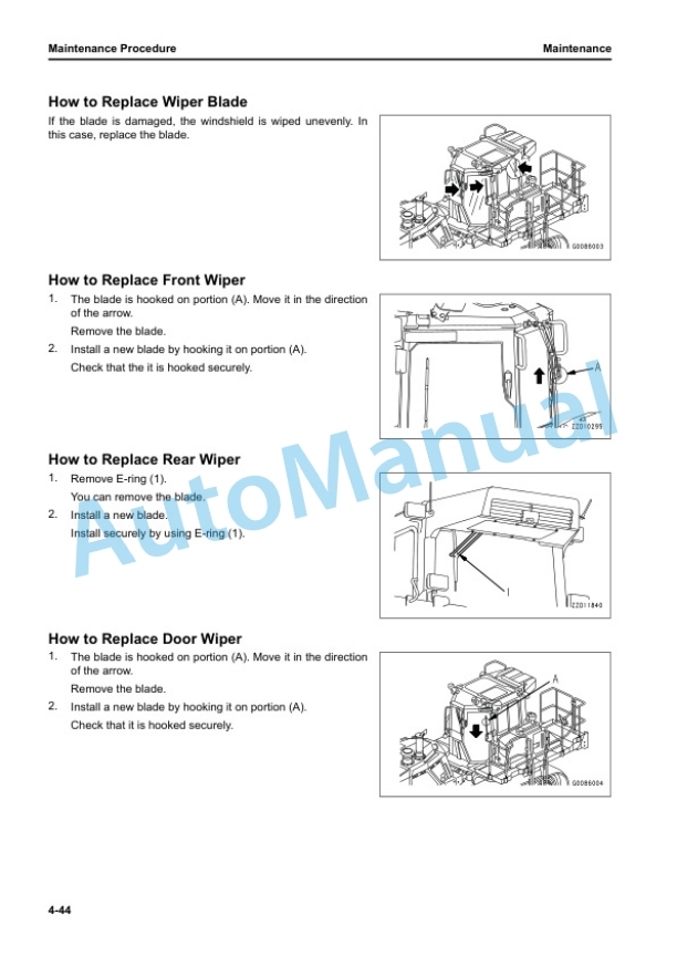Komatsu D155CX-8 Base Tractor Operation and Maintenance Manual TEN01183-00 5 Komatsu D155CX-8 Base Tractor Operation and Maintenance Manual TEN01183-00 - Image 5