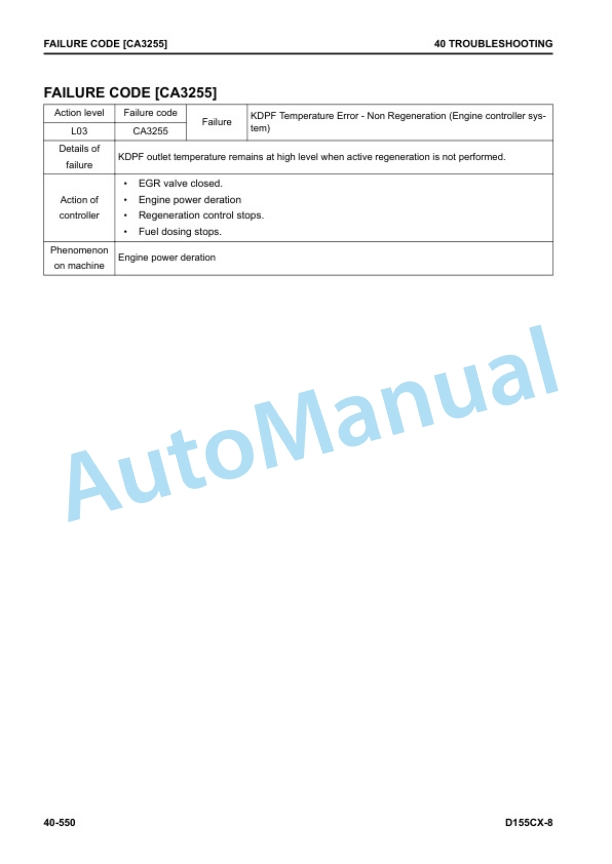 Komatsu D155CX-8 Base Tractor Shop Manual SEN06817-09 3 Komatsu D155CX-8 Base Tractor Shop Manual SEN06817-09 - Image 3