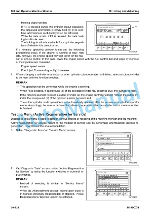 Alternative view of Komatsu D155CX-8 Base Tractor Shop Manual SEN06817-10