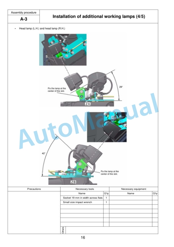 Komatsu D155CX-8 Bull Dozer Field Assembly Instruction GEN00222-01 4 Komatsu D155CX-8 Bull Dozer Field Assembly Instruction GEN00222-01 - Image 4