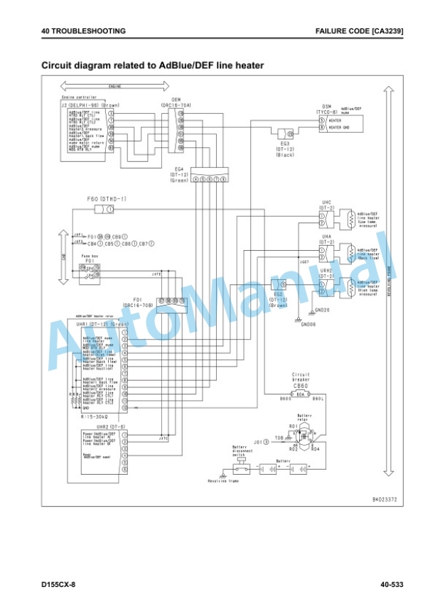 Komatsu D155CX-8 Bulldozer Shop Manual SEN06817-07 3 Komatsu D155CX-8 Bulldozer Shop Manual SEN06817-07 - Image 3