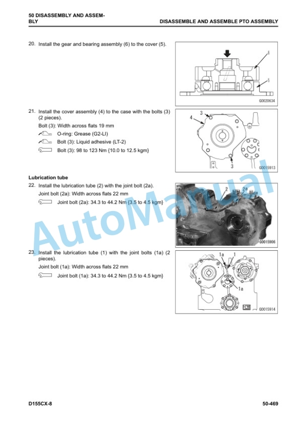 Komatsu D155CX-8 Bulldozer Shop Manual SEN06817-07 5 Komatsu D155CX-8 Bulldozer Shop Manual SEN06817-07 - Image 5