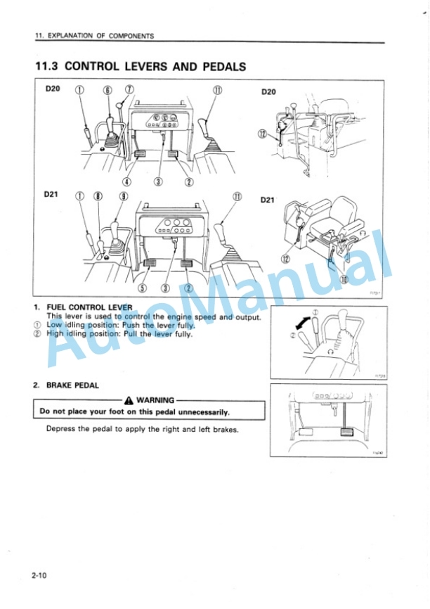 Komatsu D20A-7, D20PL-7, D20PLL-7, D20P-7A, D21A-7, D21P-7A Bull Dozer Operation and Maintenance Manual SEAM000904 2 Komatsu D20A-7, D20PL-7, D20PLL-7, D20P-7A, D21A-7, D21P-7A Bull Dozer Operation and Maintenance Manual SEAM000904 - Image 2