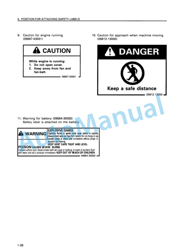Komatsu D20A-7, D20PL-7, D20PLL-7, D20P-7A, D21A-7, D21P-7A Bull Dozer Operation and Maintenance Manual SEAM000909T 2 Komatsu D20A-7, D20PL-7, D20PLL-7, D20P-7A, D21A-7, D21P-7A Bull Dozer Operation and Maintenance Manual SEAM000909T - Image 2