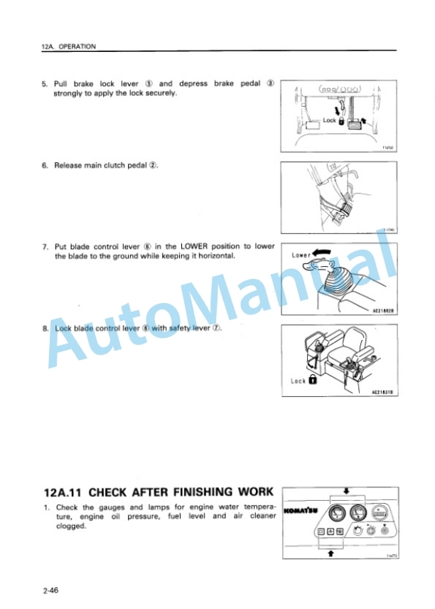 Komatsu D20A-7, D20PL-7, D20PLL-7, D20P-7A, D21A-7, D21P-7A Bull Dozer Operation and Maintenance Manual SEAM000909T 3 Komatsu D20A-7, D20PL-7, D20PLL-7, D20P-7A, D21A-7, D21P-7A Bull Dozer Operation and Maintenance Manual SEAM000909T - Image 3
