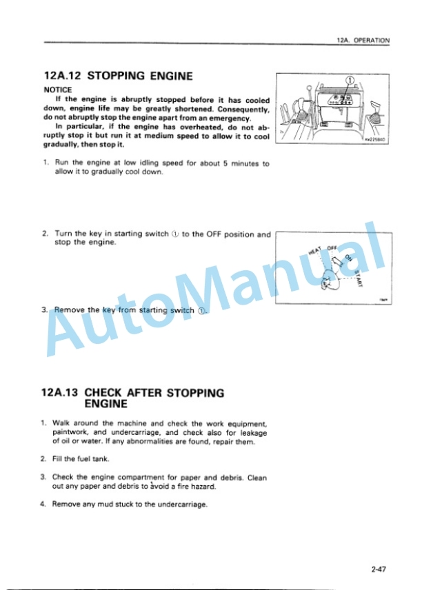 Komatsu D20A-7, D20PL-7, D20PLL-7, D20P-7A, D21A-7, D21P-7A Bull Dozer Operation and Maintenance Manual SEAM025800P 3 Komatsu D20A-7, D20PL-7, D20PLL-7, D20P-7A, D21A-7, D21P-7A Bull Dozer Operation and Maintenance Manual SEAM025800P - Image 3