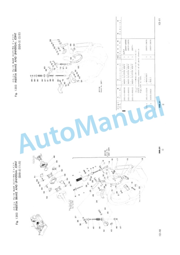 Komatsu D20S-3, D20Q-3, D21S-3, D21Q-3 Hydraulic Excavator Parts Manual D2021SQ3PE10 3 Komatsu D20S-3, D20Q-3, D21S-3, D21Q-3 Hydraulic Excavator Parts Manual D2021SQ3PE10-3