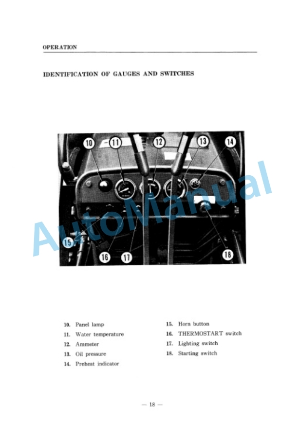 Komatsu D20S-3, D20Q-3, D21S-3 Dozer Shovel Operation and Maintenance Manual D20S(Q),D21S.31-AE1 2 Komatsu D20S-3, D20Q-3, D21S-3 Dozer Shovel Operation and Maintenance Manual D20S(Q),D21S.31-AE1-2