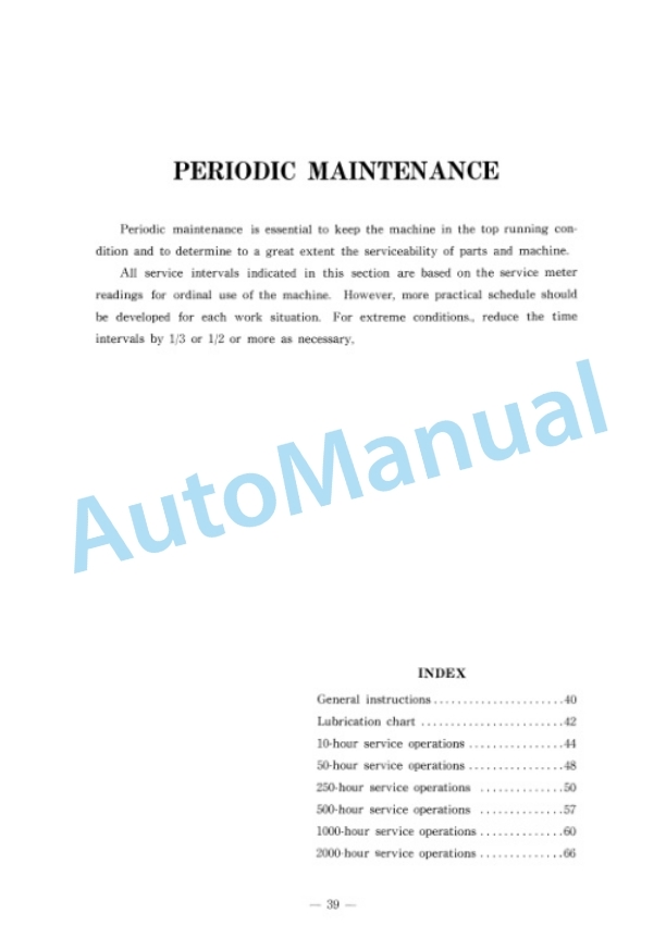 Komatsu D20S-3, D20Q-3, D21S-3 Dozer Shovel Operation and Maintenance Manual D20S(Q),D21S.31-AE1 3 Komatsu D20S-3, D20Q-3, D21S-3 Dozer Shovel Operation and Maintenance Manual D20S(Q),D21S.31-AE1-3