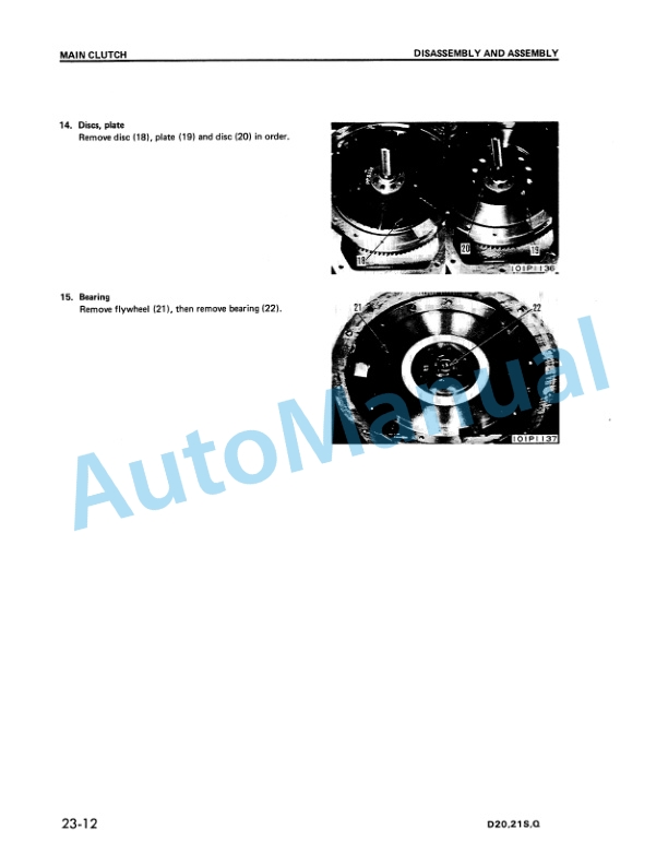 Komatsu D20S-5, D20Q-5, D21S-5, D21Q-5 Dozer Shovel Shop Manual SEBM0103D00 3 Komatsu D20S-5, D20Q-5, D21S-5, D21Q-5 Dozer Shovel Shop Manual SEBM0103D00 - Image 3