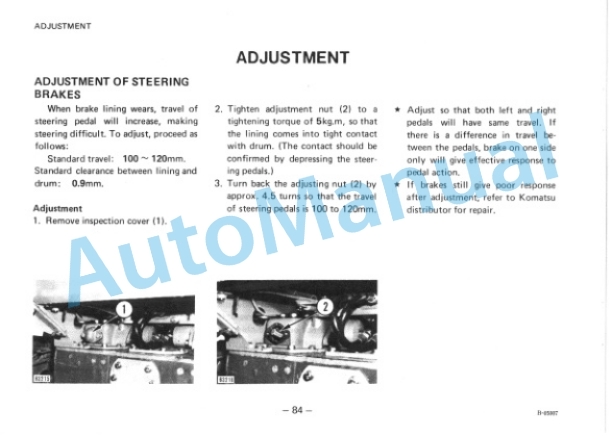 Komatsu D20S-5, D20Q-5 Dozer Shovel Operation and Maintenance Manual SEAM102D00 5 Komatsu D20S-5, D20Q-5 Dozer Shovel Operation and Maintenance Manual SEAM102D00-5