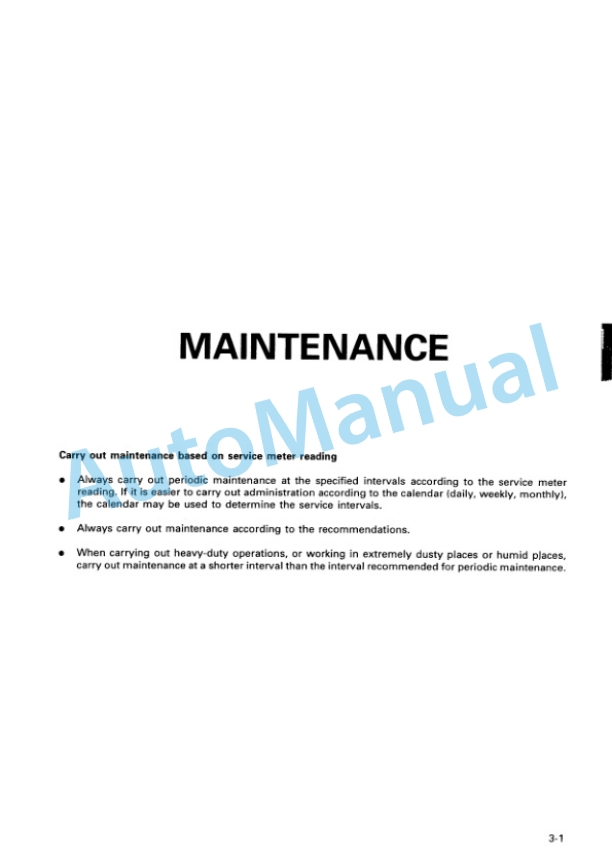 Komatsu D21A-7T Trimming Dozer Operation and Maintenance Manual SEAT001800 5 Komatsu D21A-7T Trimming Dozer Operation and Maintenance Manual SEAT001800 - Image 5