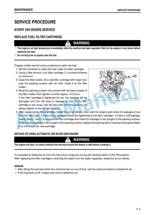 Komatsu D21A-8 Galeo Trimming Dozer Operation and Maintenance Manual PEN00267-00 5 Komatsu D21A-8 Galeo Trimming Dozer Operation and Maintenance Manual PEN00267-00-5