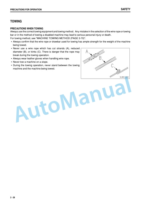Komatsu D21A-8E0, D21P-8E0 Bull Dozer Operation and Maintenance Manual TEN00496-01 2 Komatsu D21A-8E0, D21P-8E0 Bull Dozer Operation and Maintenance Manual TEN00496-01 - Image 2