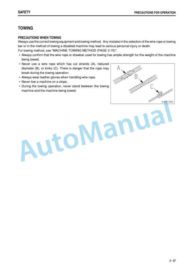 Komatsu D21A-8E0, D21P-8E0 Bull Dozer Operation and Maintenance Manual TEN00496-03 2 Komatsu D21A-8E0, D21P-8E0 Bull Dozer Operation and Maintenance Manual TEN00496-03 - Image 2