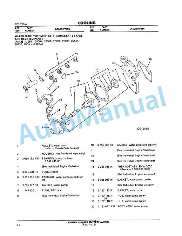 Komatsu D239, DT239 Diesel Engine Parts Manual EPC-239-4 2 Komatsu D239, DT239 Diesel Engine Parts Manual EPC-239-4-2